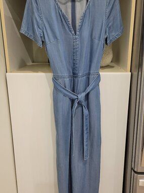 Club Monaco Denim Jumpsuit